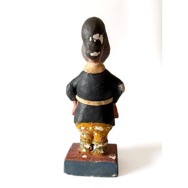 Paint Vintage 1940s Snow White & the Seven Dwarfs Chalkware Figures Grumpy, Happy & Sneezy For Sale - Image 7 of 12