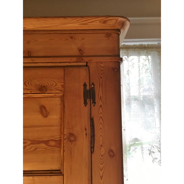 French Country Pine Armoire Chairish