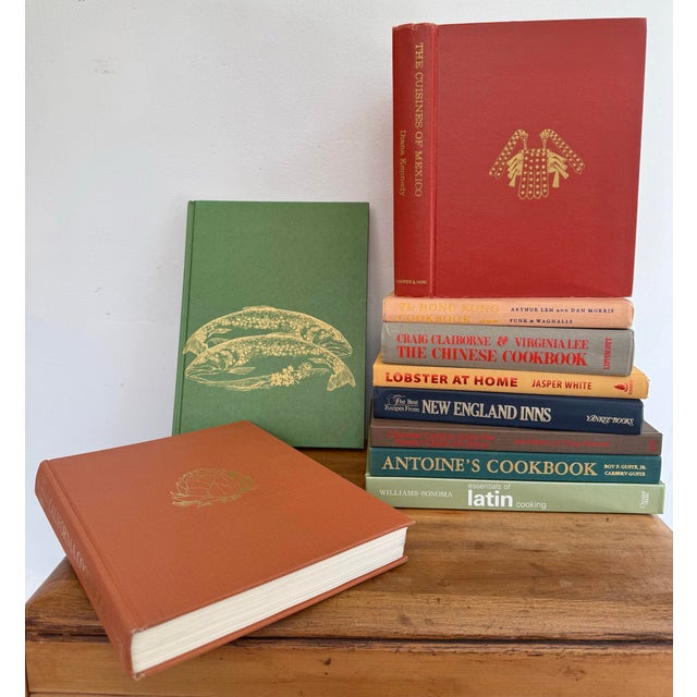 Late 20th Century International Set of 10 Hardcover Cookbooks in Harvest Inspired Colors For Sale - Image 5 of 7