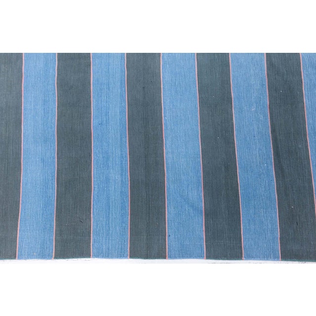 Vintage Indian Dhurrie Rug Doris Leslie Blau For Sale In New York - Image 6 of 9