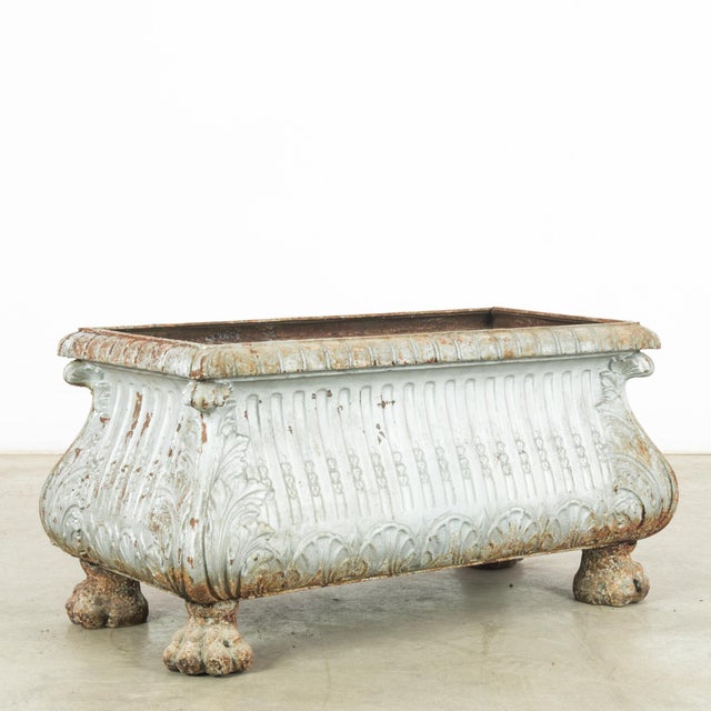 1900s French Large Metal Planter For Sale - Image 16 of 18