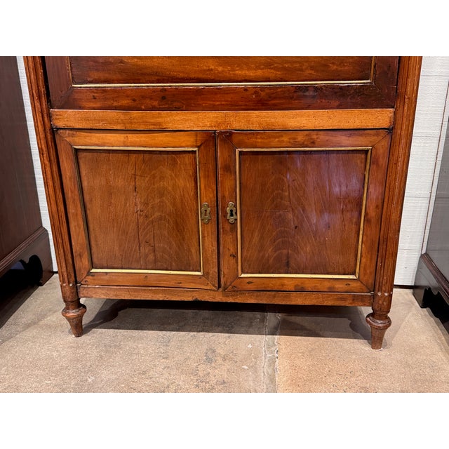 19th Century French Walnut Secrétaire Abattant For Sale - Image 10 of 18