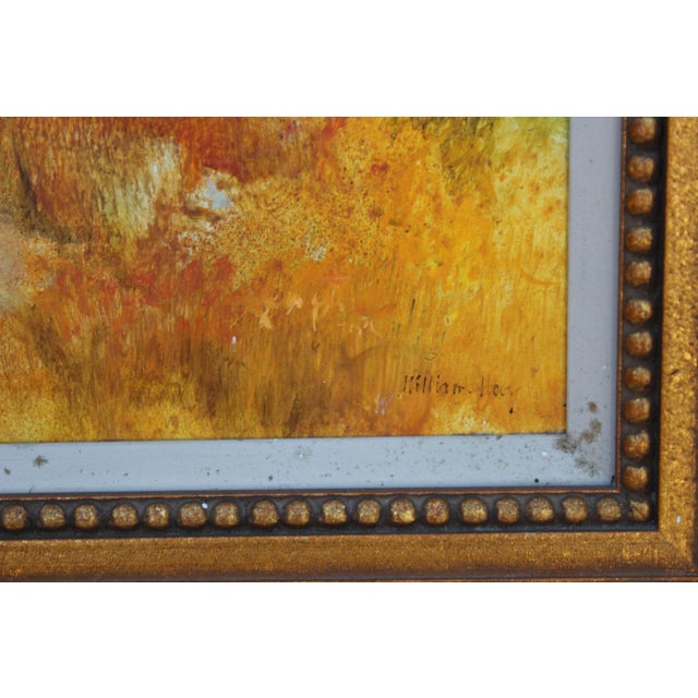 American William Bill Hoey Serene Coastal Landscape Gouache Painting 1970s For Sale - Image 3 of 5