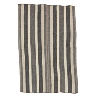 1960s Vintage Modern Kilim Rug- 4′11″ × 7′8″ For Sale