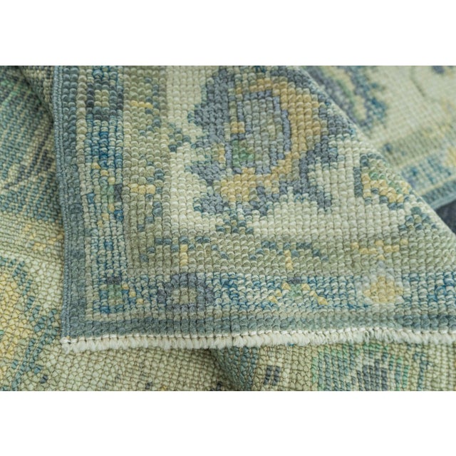 Turkish Oushak Rug 2'9" x 7'6" #19136 For Sale In Houston - Image 6 of 8