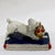Victorian Antique Staffordshire Confetti Poodle W/ Basket Figurine For Sale - Image 3 of 11