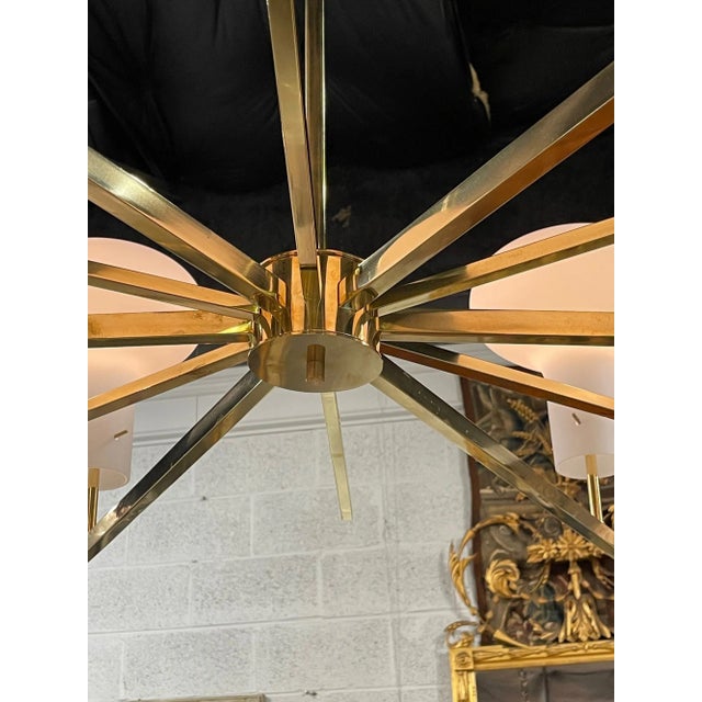 Murano Modern Chandelier For Sale - Image 4 of 8