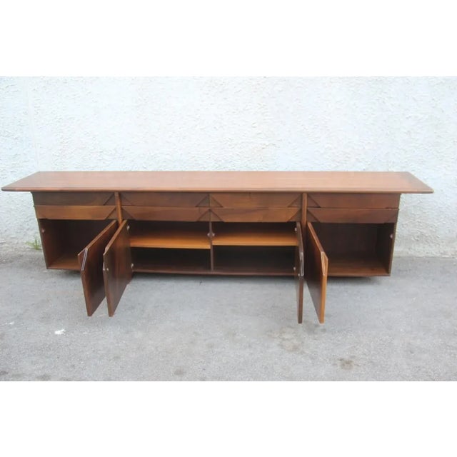 Mid-Century Walnut Sideboard by Ammanati & Vitelli for Catalano, 1960s For Sale - Image 12 of 17