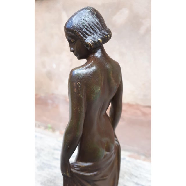 Lucien Alliot, Art Deco Sculpture, 1920s-1940s, Bronze For Sale - Image 11 of 14