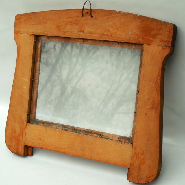 Sienna Antique Dutch - Oak Mirror Frame - Amsterdam School For Sale - Image 8 of 8