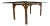 Asian inspired Chinese Chippendale style dining table seats eight, featuring faux timber carved hardwood base, with gilt...