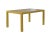 Light Yellow Custom Made Parsons Dining Table For Sale - Image 8 of 9