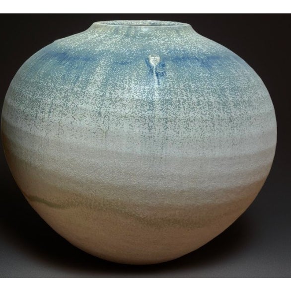 ⛩️ Japoński Wazon Ikebana Tachikichi „Airu” | Ceramika Kiyomizu (Kioto) | Unikat Z Tomobako For Sale - Image 6 of 6