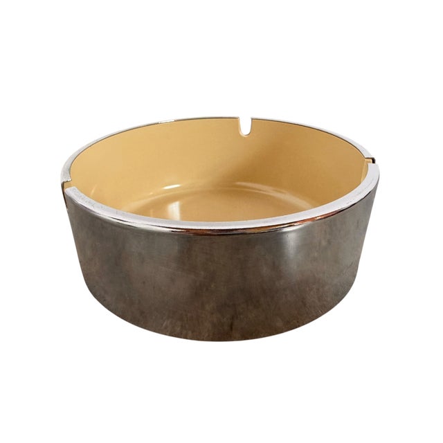 Mid-Century Modern MCM 1970s Chrome Nesting Ashtrays For Sale - Image 3 of 13