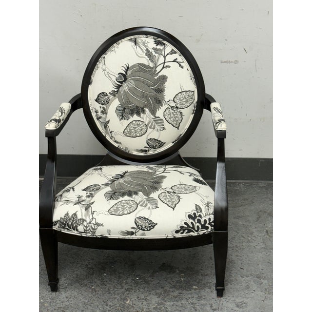 Kravet Kravet Furniture Truro Oval Back Armchairs, Pair For Sale - Image 4 of 12