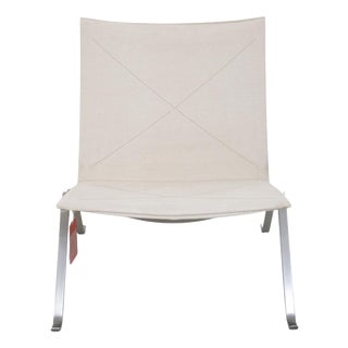 PK22 Lounge Chair in Canvas Fabric by Poul Kjærholm, 2007 For Sale