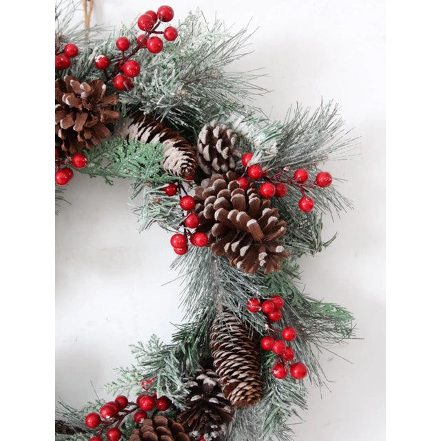 Vintage Christmas Wreath For Sale - Image 6 of 9