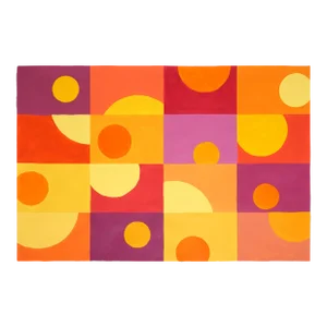 2023, Abstract Geometric Patterns Od "Sixteen Sunsets", Acrylic on Watercolor Paper by Ryan Rivadeneyra