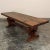 French Country Antique Rustic Country French Trestle Coffee Table For Sale - Image 3 of 11