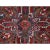 1960 8'2"x10'10" Red Hand Knotted Pure Wool Centre Geometric Medallion Worn Down Rug For Sale - Image 12 of 12