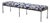 Model 2530-6 Four-Seater Bench by Florence Knoll for Knoll, 1960s For Sale