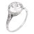 1920s Art Deco Gia 2.21 Carat Old European Cut Diamond Engagement Ring, Size 5.5 For Sale