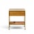 Mid 20th Century Paul McCobb for Calvin Irwin Group Model 8714 Mid Century Bleached Mahogany, Cane, Brass and Travertine Nightstand - Pair For Sale - Image 5 of 13