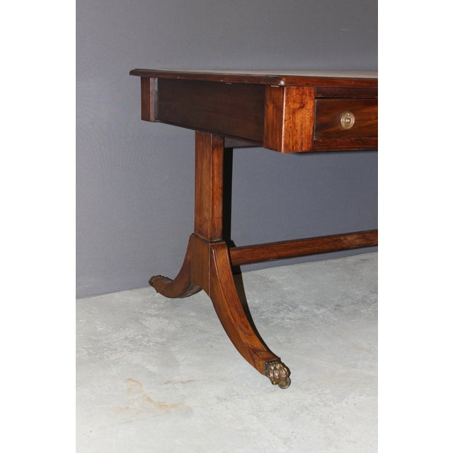 English Mahogany Desk, 1900 For Sale - Image 13 of 15