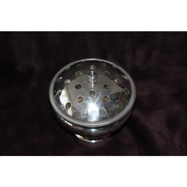 Silver Rose Bowl or Vase, 1950s For Sale - Image 6 of 9