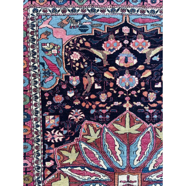 Antique Najaf Abad Rug, 1890s For Sale - Image 9 of 18