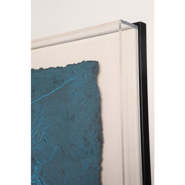 Late 20th Century Lebadang Abstract Work on Paper "Memoire D'Un Dieu Sacre" For Sale - Image 5 of 7