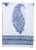 Malabar Large Paisley Fitted Sheet, Twin - Deep Blue For Sale