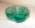 1980s Vintage Hand Blown Elis Bergh Kosta Art Glass Cigarette Cigar Green Ashtray Bowl For Sale - Image 5 of 10