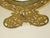 Art Nouveau Late 19th Century Beveled Glass Mirror Gold Gilt Pierced Antique Aesthetic Movement, Victorian Table Wall Gilded Cast Iron Reticulated For Sale - Image 3 of 15