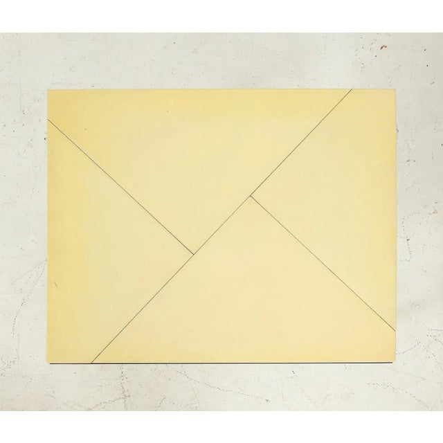 Bespoke Parchment-Top Table With Iron Base For Sale In New York - Image 6 of 11