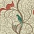 Sanderson Squirrel & Dove Wallpaper in Teal/ Red For Sale