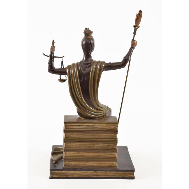 Bronze sculpture. Incised Erte signature with stamped numbered edition, foundry and date. From the edition of 500. Size:...