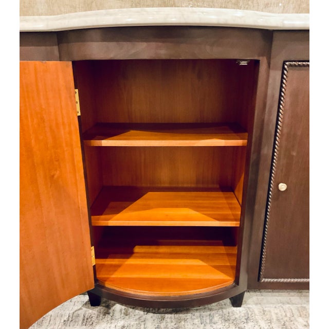 Maitland-Smith Traditional Mahogany Katherine Credenza For Sale - Image 10 of 10