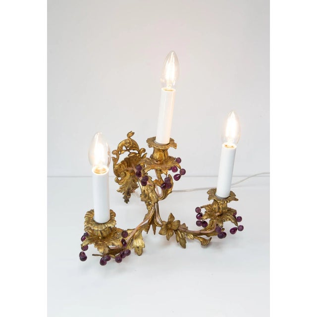 Metal Large French Bronze Wall Light, 1890s For Sale - Image 7 of 13