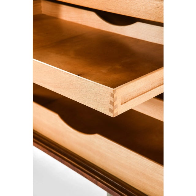 Sideboard in Teak and Steel attributed to Børge Mogensen, 1950s For Sale - Image 6 of 9