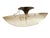 1950s 1950s Lightolier Mid-Century Modern Double Glass Flying Saucer Flush Mount Ceiling Light For Sale - Image 5 of 9