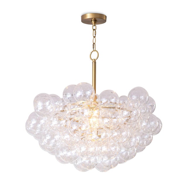 Regina Andrew Bubbles Chandelier Clear Natural Brass For Sale In Detroit - Image 6 of 6