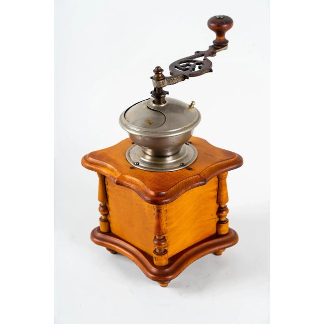 Metal Art Deco Coffee Grinder, Vienna, 1920s For Sale - Image 7 of 12