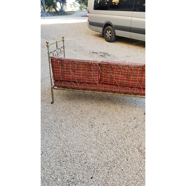 Metal Antique Daybed For Sale - Image 7 of 11