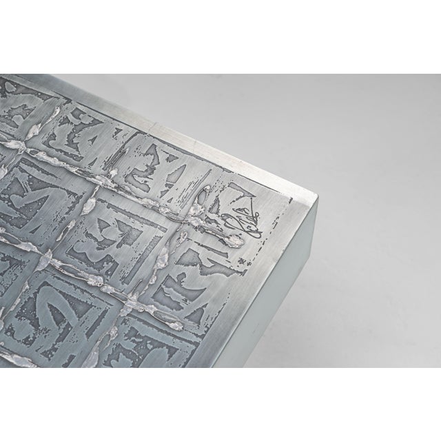 Etched Coffee Table by Bernhard Rohne, 1970s For Sale - Image 9 of 15