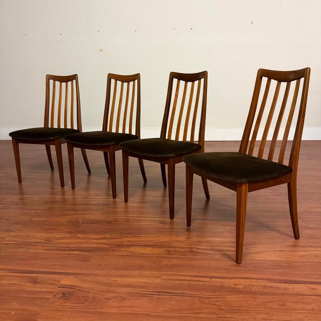 Mid 20th Century G-Plan Vintage Slat Back Dining Chairs - Set of Four For Sale - Image 5 of 6