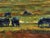 2000 - 2009 James Thorpe Cows Come Home Hand Signed Acrylic Landscape For Sale - Image 5 of 5