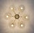 Fabio Ltd 21st Century Italian Modern Murano Glass Flush Mount by Fabio LTD For Sale - Image 4 of 9