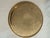 Late 20th Century Vintage 10.5” Round Reticulated Brass Gallery Tray For Sale - Image 5 of 7