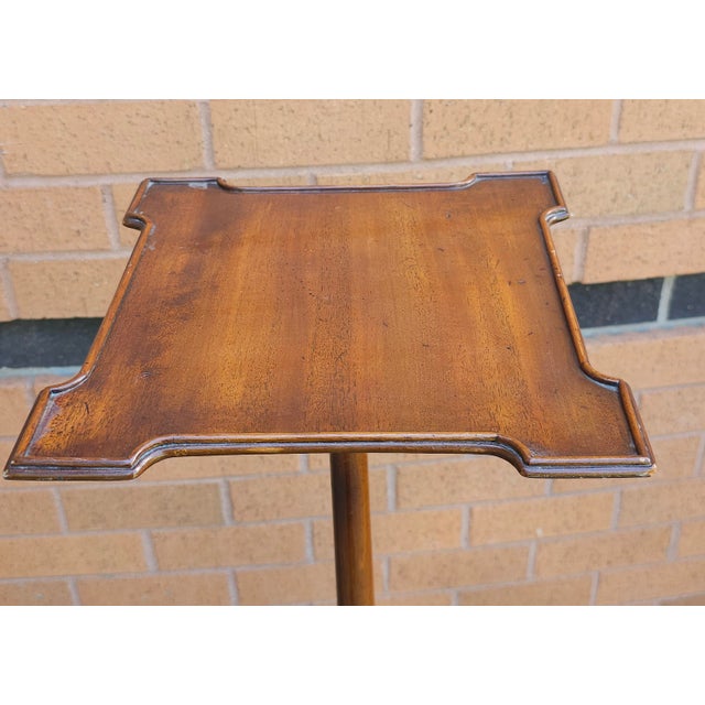 A Pair of Beacon Hill Collection Mahogany Pedestal Tripod Fern / Plant Stands in great vintage condition. Measures 16.5"...